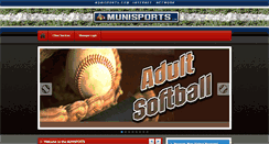 Desktop Screenshot of munisports.com