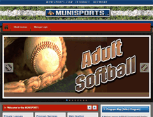 Tablet Screenshot of munisports.com